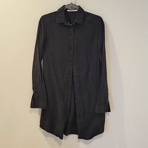 Alexander Wang Tencel Chambray Shirt Dress
